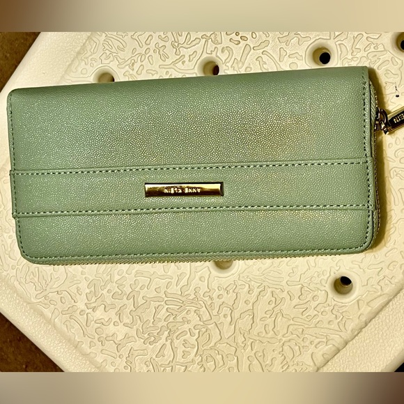 Anne Klein Handbags - Anne Klein green wallet